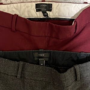 Jcrew Minnie Skinny Wool trousers